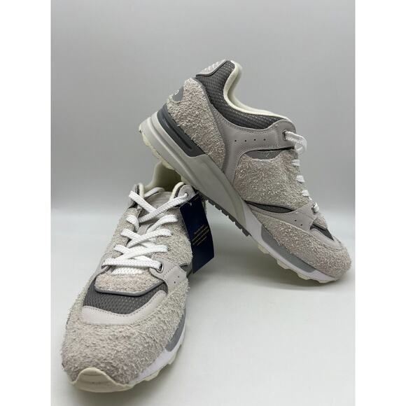 Polo Ralph Lauren Men's Trackster 200 Hairy Gray Suede Sneakers Size 11 - Picture 5 of 12